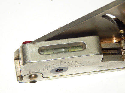 used R.Stock & Co. Artillery Clinometer (German) with wooden box WW1 WW2 - KOEED