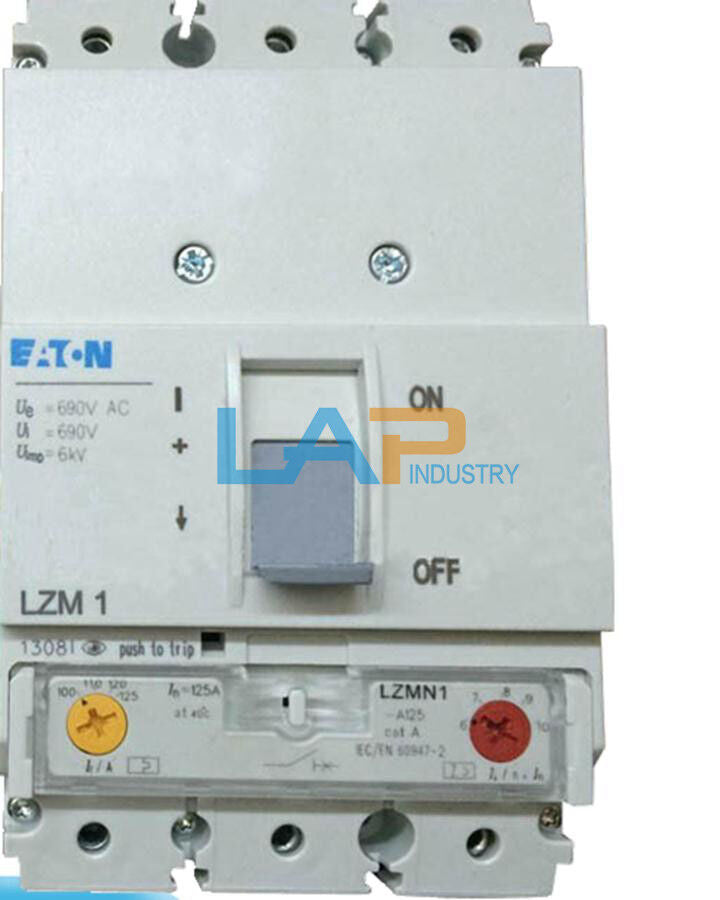 new  IN BOX EATON MOELLER Molded Case Circuit Breaker LZMN1-A125