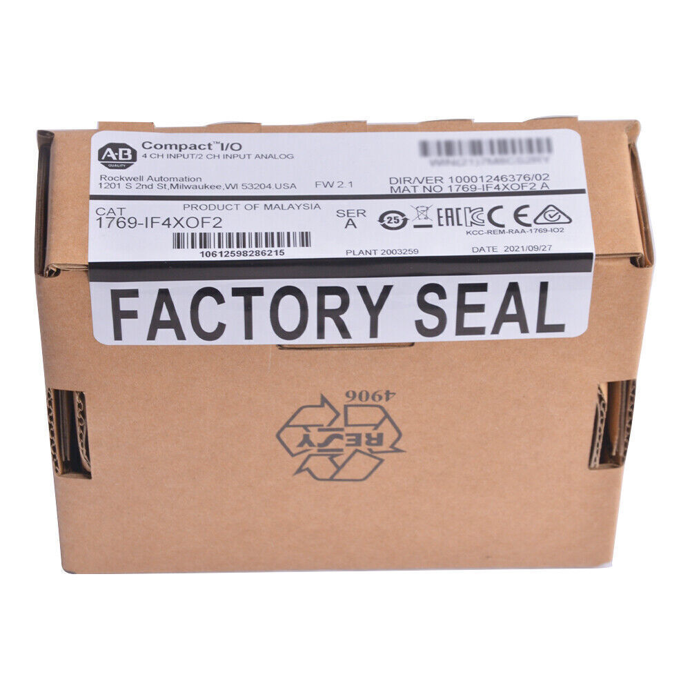 Sealed AB 1769-IF4XOF2 CompactLogix 6 Pt Module - COMPACTLOGIX