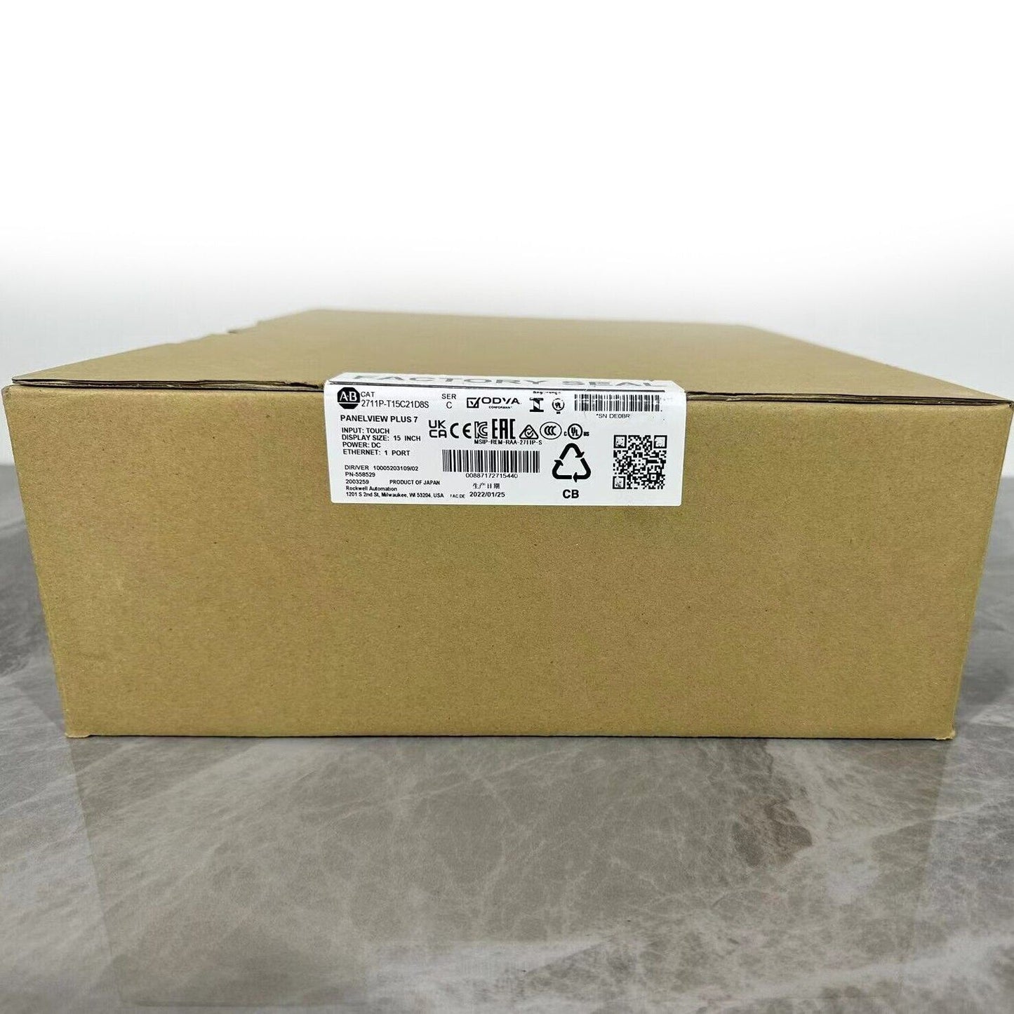 Allen Bradley PanelView Plus 7 Standard Model 15 in touch screen 2711P-T15C21D8S - ALLEN BRADLEY
