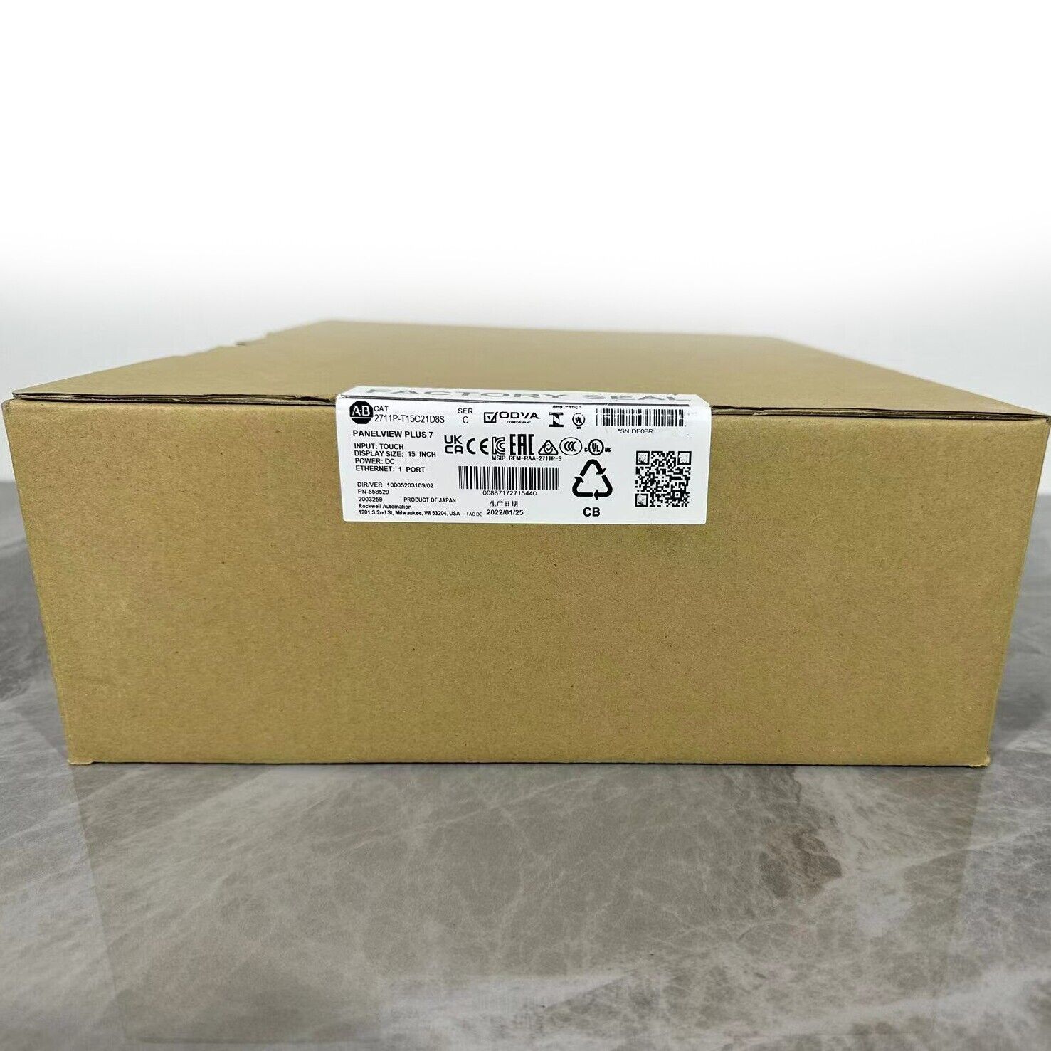 Allen Bradley PanelView Plus 7 Standard Model 15 in touch screen 2711P-T15C21D8S - ALLEN BRADLEY