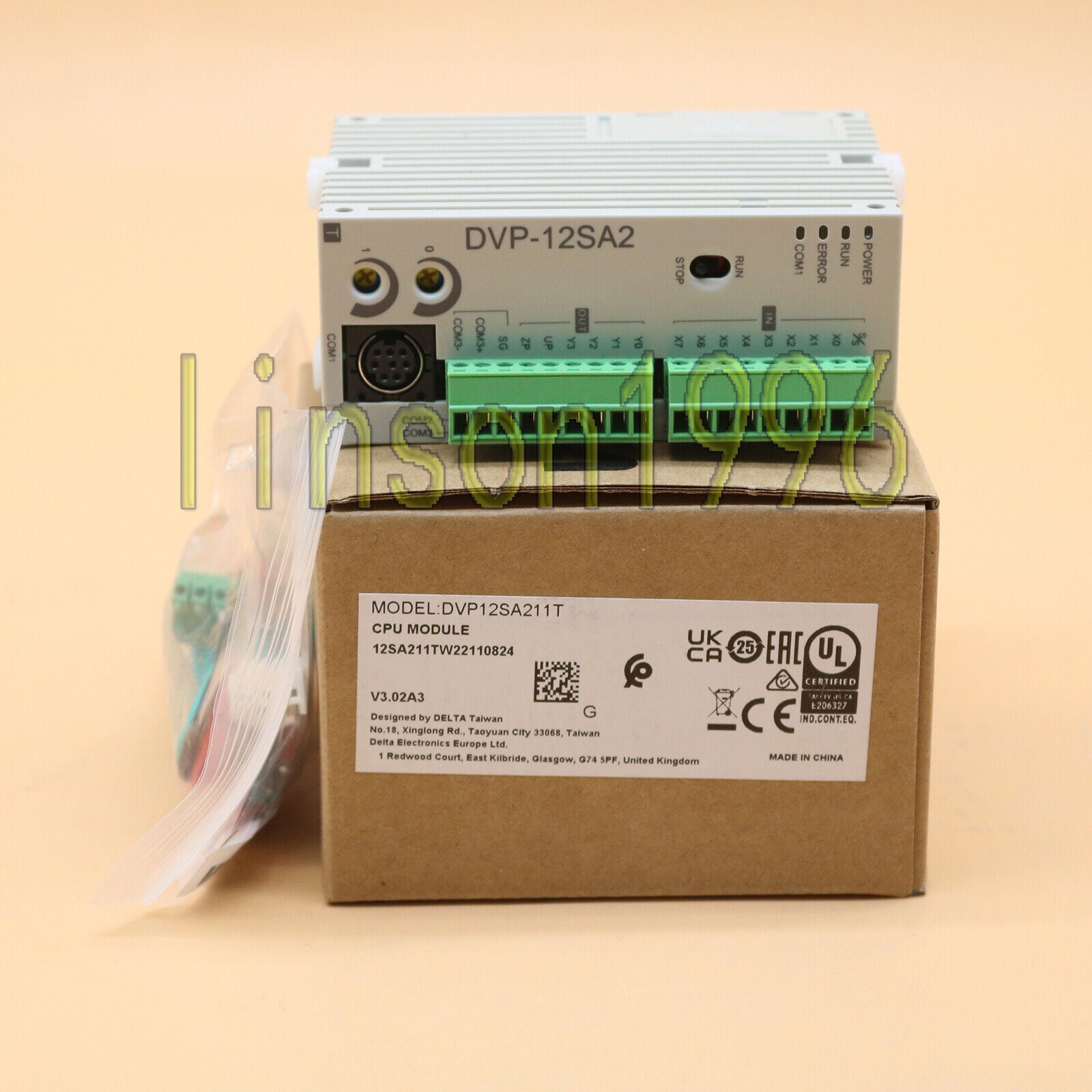 1PC DVP12SA211T 24VDC PLC Controller - DELTA