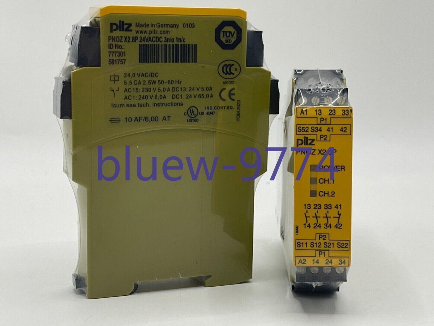 New PILZ 777301 Safety Relay PNOZ X2.8P 24VAC/DC X2.8P 24VAC/DC - PILZ