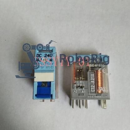 10Pcs/box Releco C12-A21X/DC24V Safety Relay Quality assurance Free shipping