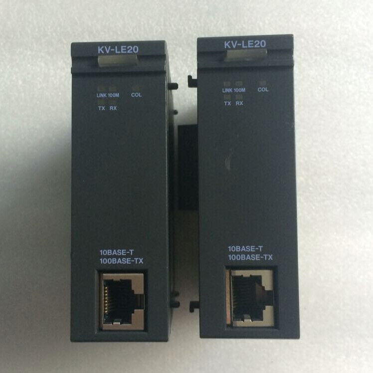 used Keyence KV-LE20 programmable controller module - KEYENCE