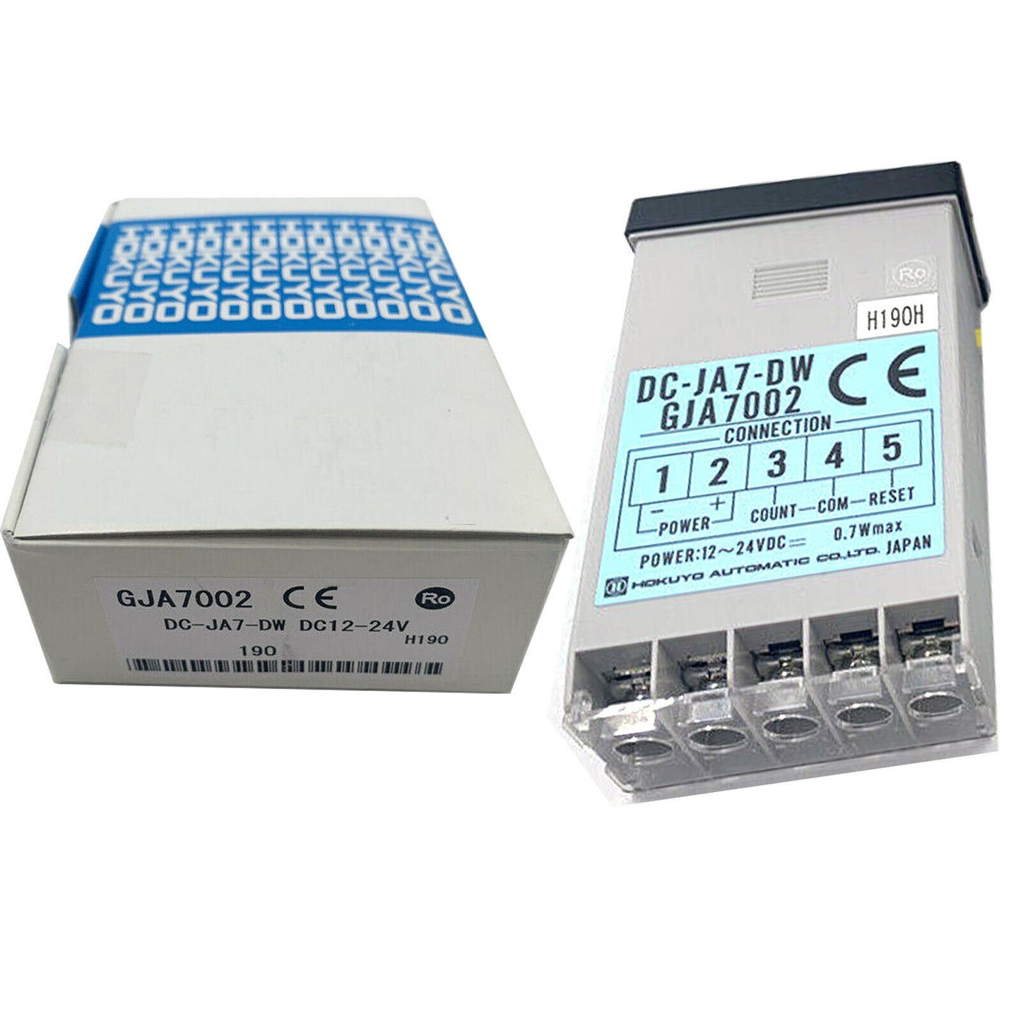 HOKUYO DC-JA7-DW New In Box Electronic Counter with Durable Design and Easy-to-Use Features - HOKUYO