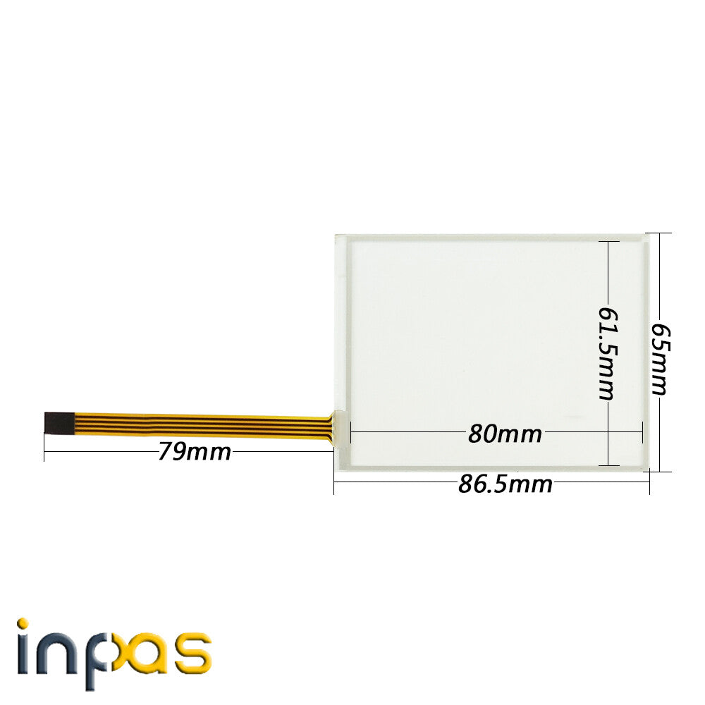 For AI-2855 C6 Touch screen panel glass AI-2855 C6 with Protective film overlay
