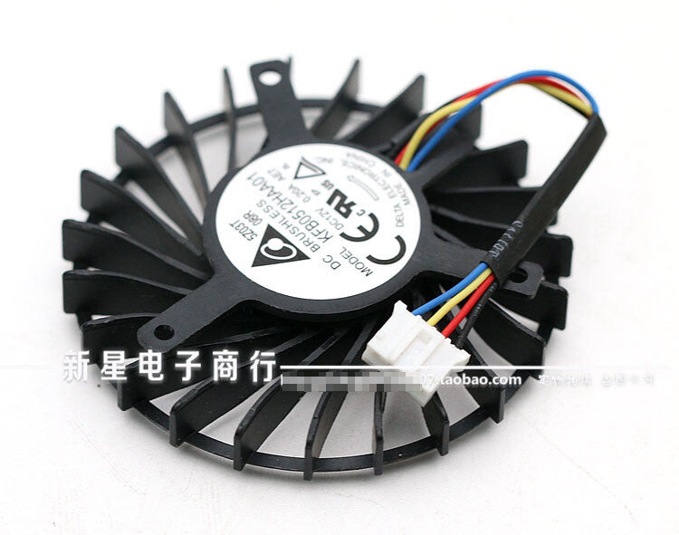 1pcs  AMD public version FirePro W7100 KFB0512HAA01 12V 0.20A graphics card fan
