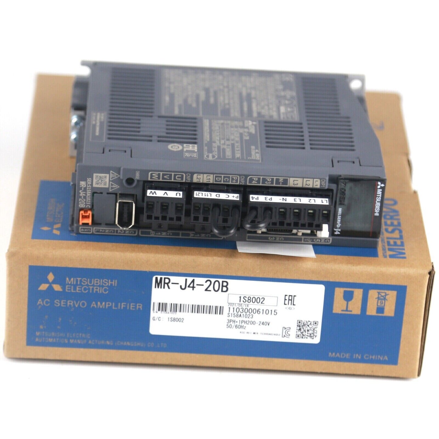 AUTHENTIC MODULE MR-J4-20B Mitsubishi CODE BEN MRJ420B Servo Drive