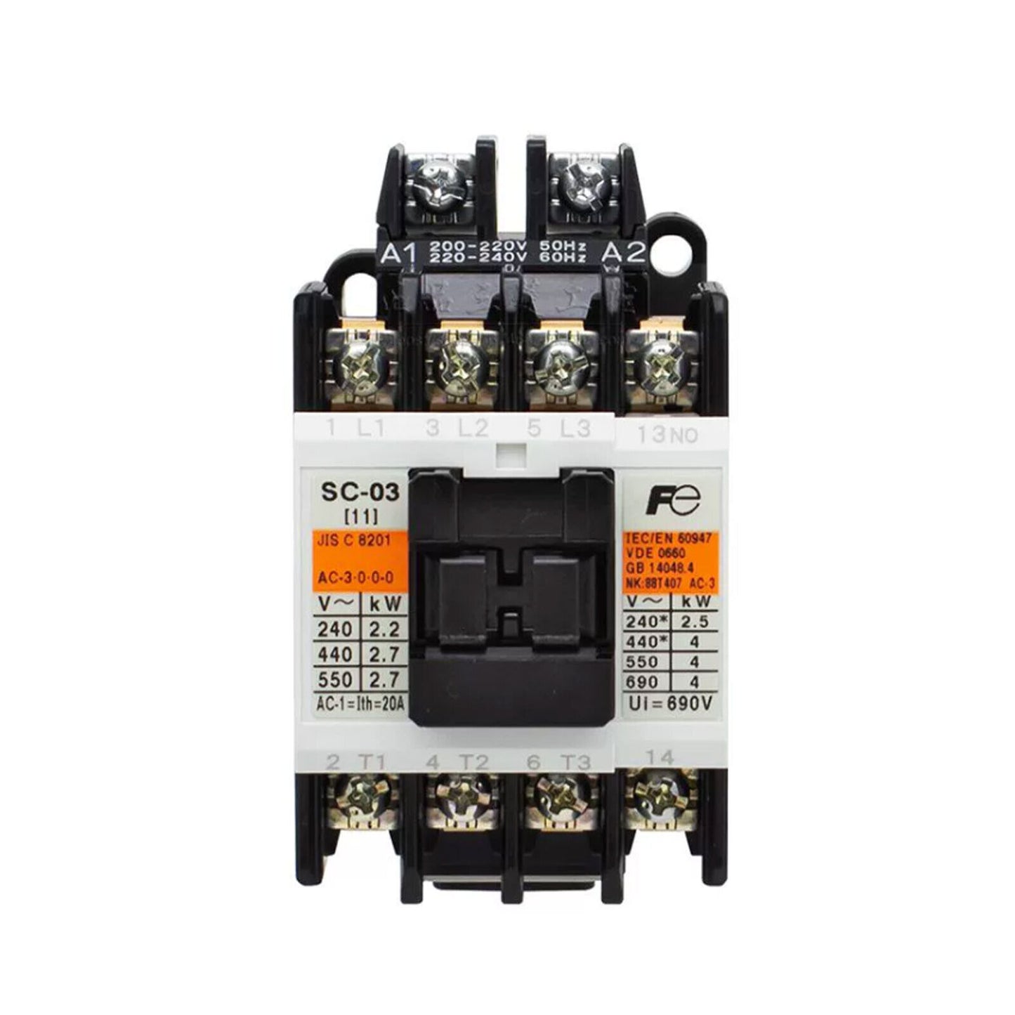 1PCS Fuji AC Contactor SC-03 (AC220V) - FUJI