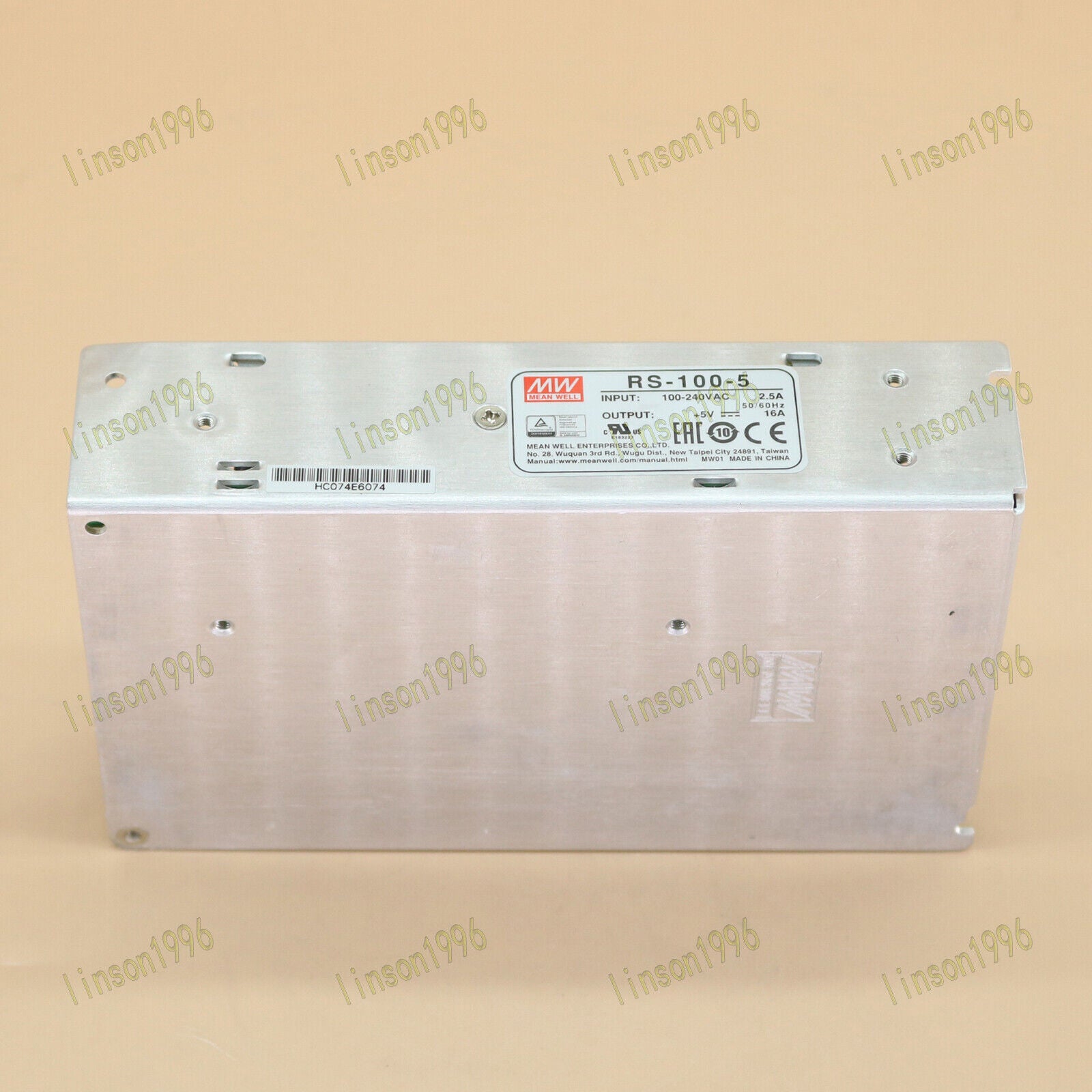 Mean Well RS-100-5 5V 16A Power Supply Fast Delivery - MEAN WELL