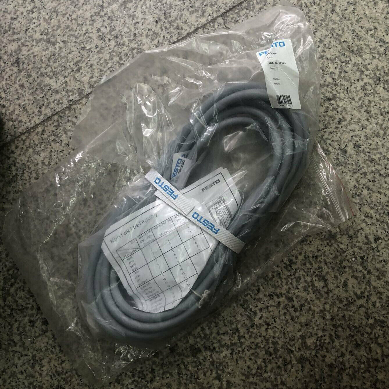 FESTO KMP3-25P-16-5 18624 Connecting cable - FESTO