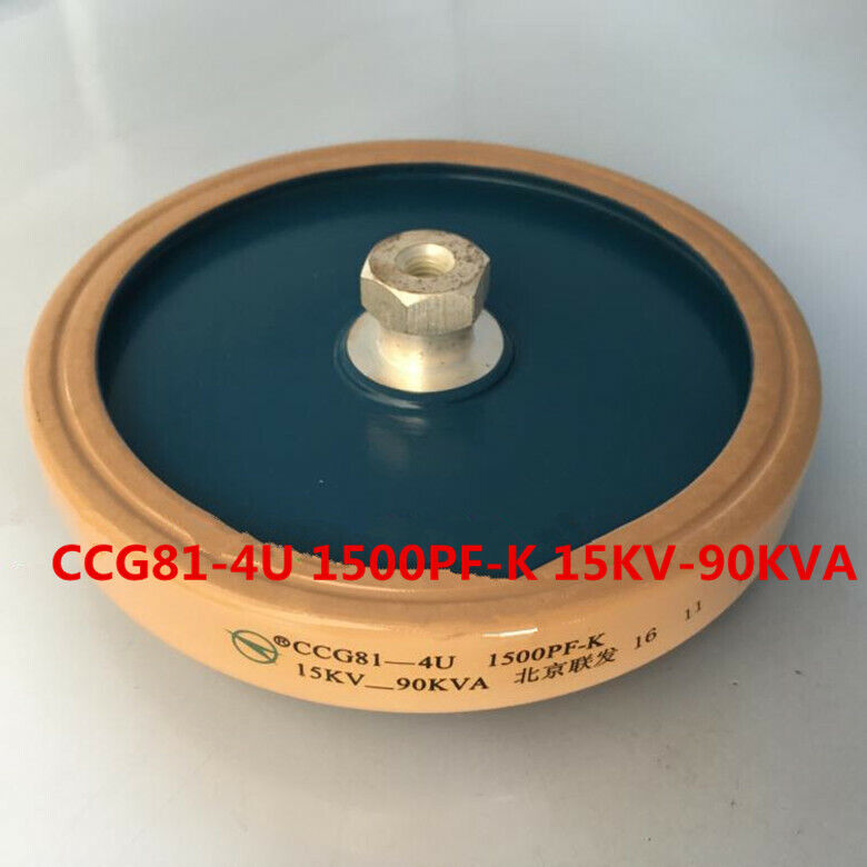 new 1PC CCG81-4U 1500PF-K 15KV-90KVA high frequency high voltage ceramic capacitor - OMRON