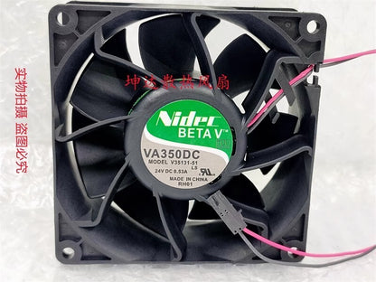 Nidec BETAV VA350DC V35131-51 LS DC24V 0.53A 2-Pin Inverter Cooling Fan