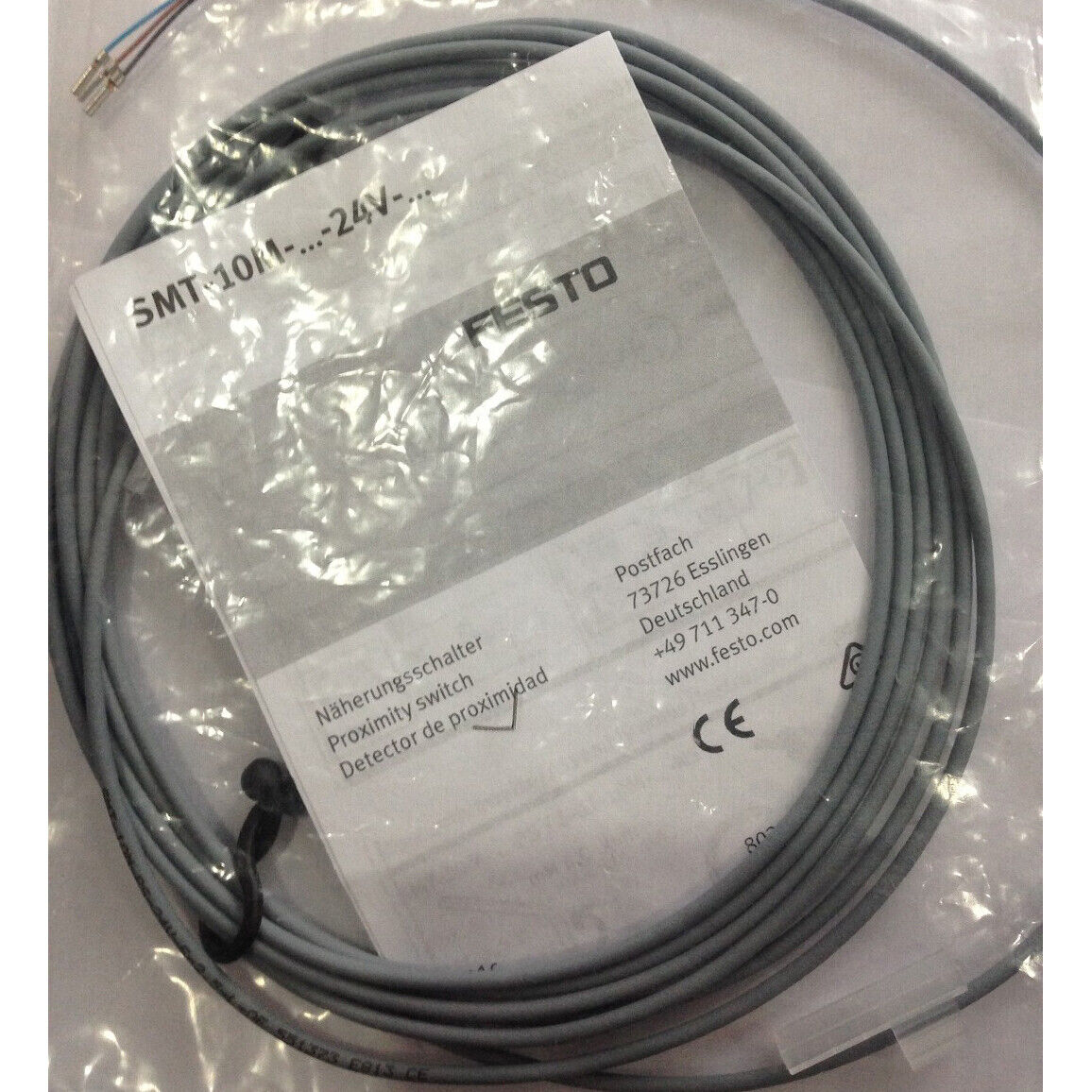 Festo Proximity Switch SMT-10M-PS-24V-E-2,5-L-OE SPOT STOCK - FESTO