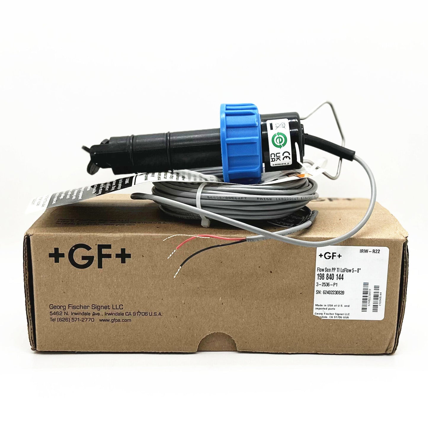 new 1pcs +GF+ Integrated Rotating Wheel Flowmeter Sensor Probe 3-2536-P1 - +GF+