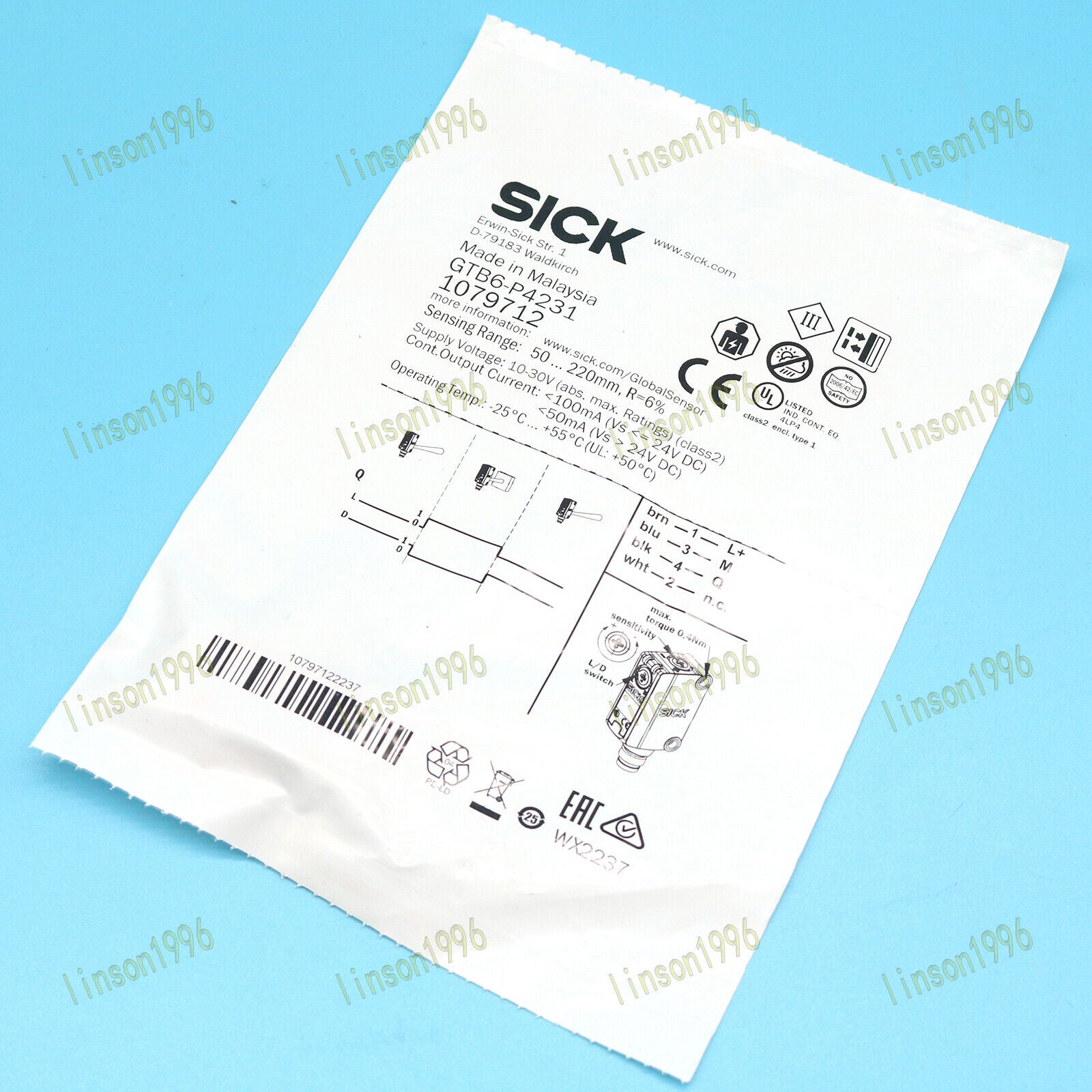 new SICK GTB6-P4231 Photoelectric Switch - SICK