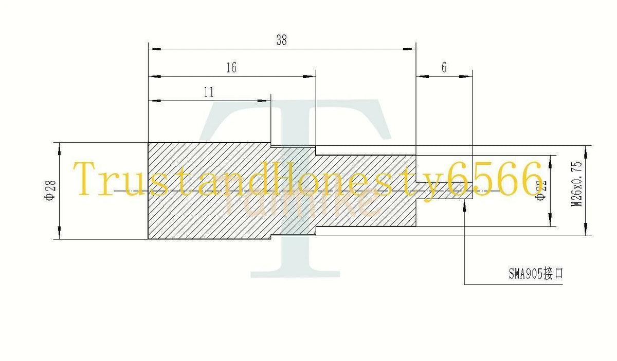 1PCS FC SMA905 interface fiber optic beam expander Adjustable divergence angle