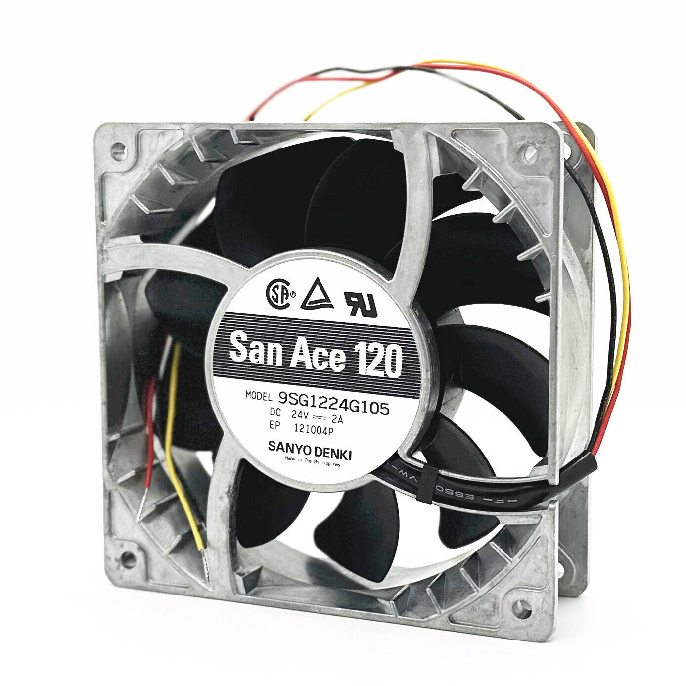 new Sanyo SAN ACE 120 9SG1224G105 12038 24V 2A High Air Volume metal Fan 3-wire - SANYO