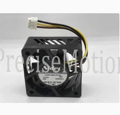 For Nidec 3015 U30R12MS1Z5-52 12V 0.05A 3CM three wire silent fan
