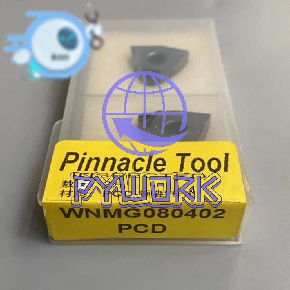 2pcs WNMG080402 PCD polycrystalline diamond WNMA430.5 PCD Turning inserts