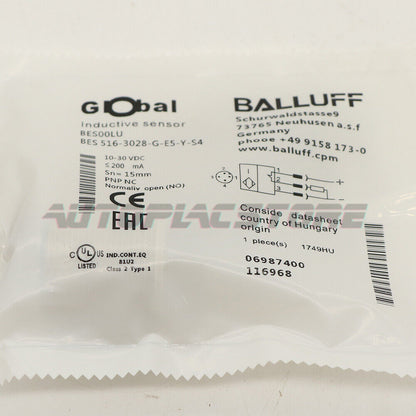 PRODUCT NAME HERE - BALLUFF
