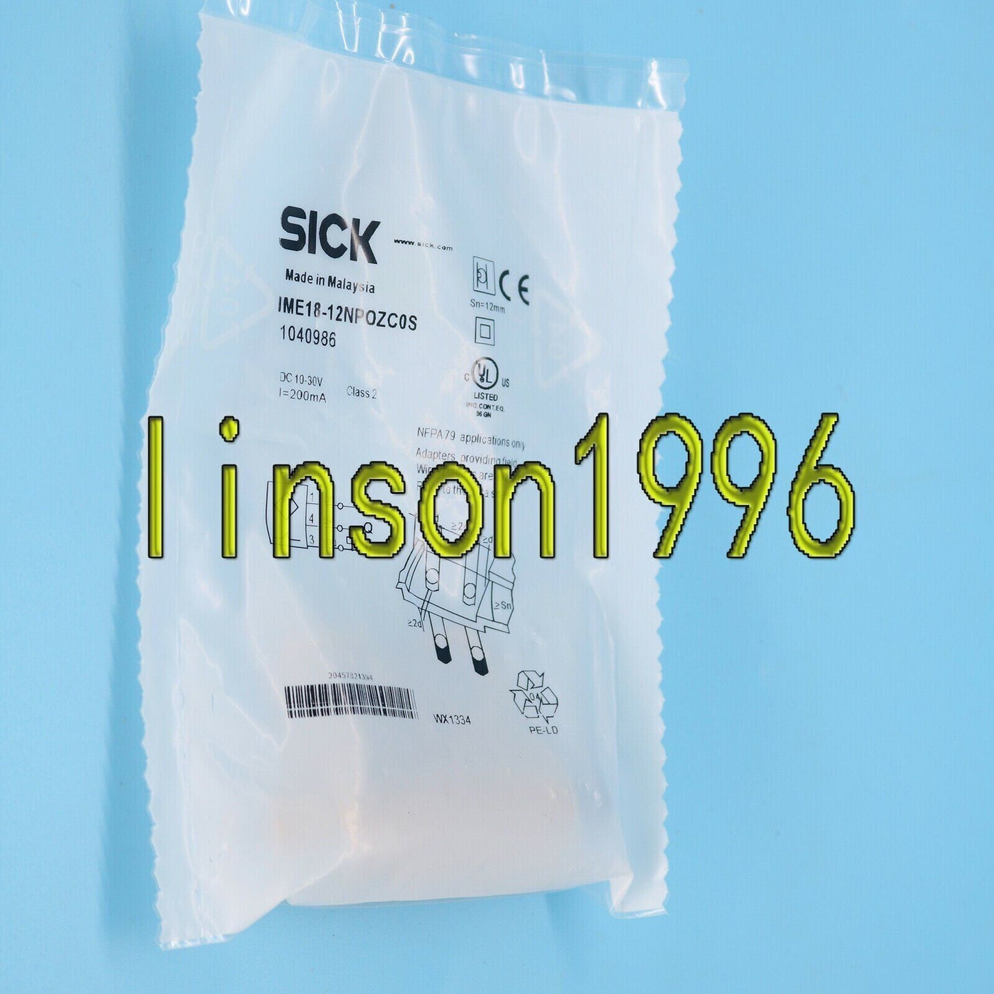 ONE SICK Proximity Switch IME18-12NPOZC0S - ONE SICK
