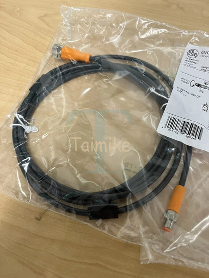 ! IFM EFECTOR EVC258 Sensor Connection 2m Cable - M12/M8 - Factory Sealed!