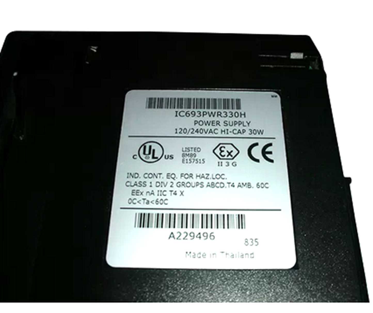 Ge Fanuc IC693PWR330H Power Supply 2025-03-10 17:44:32 CST - GE FANUC