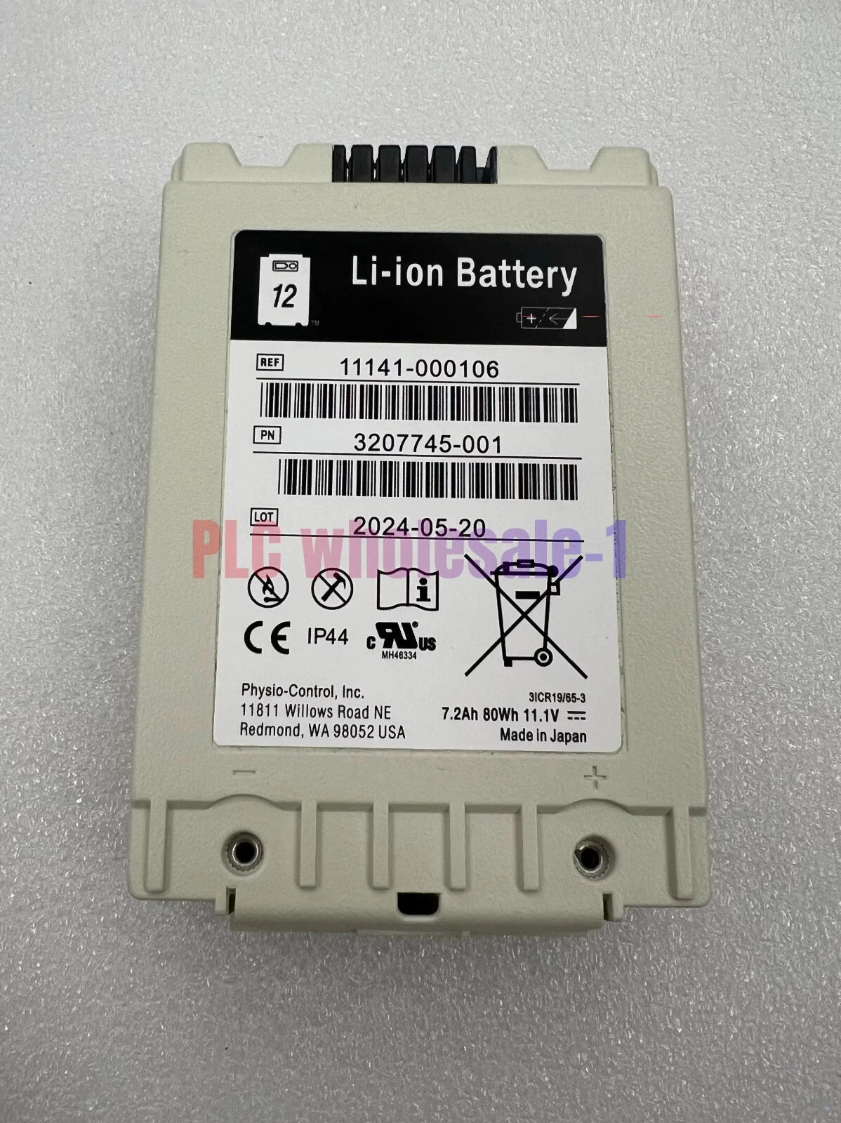 1PC 80Wh 11141-000106 3207745-001 Lifepak Li-ion Battery for LIFEPAK 12