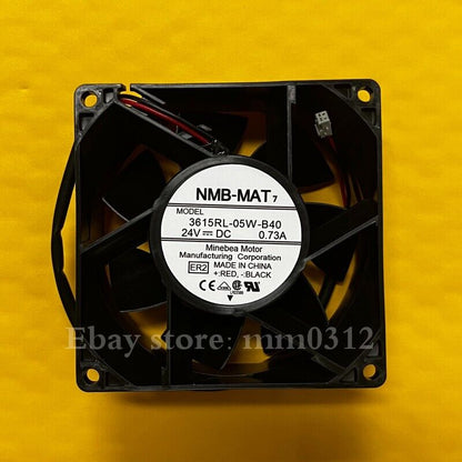 1PCS NMB-MAT 3615RL-05W-B40 9038 9CM 24V 0.73A 2PIN waterproof inverter fan