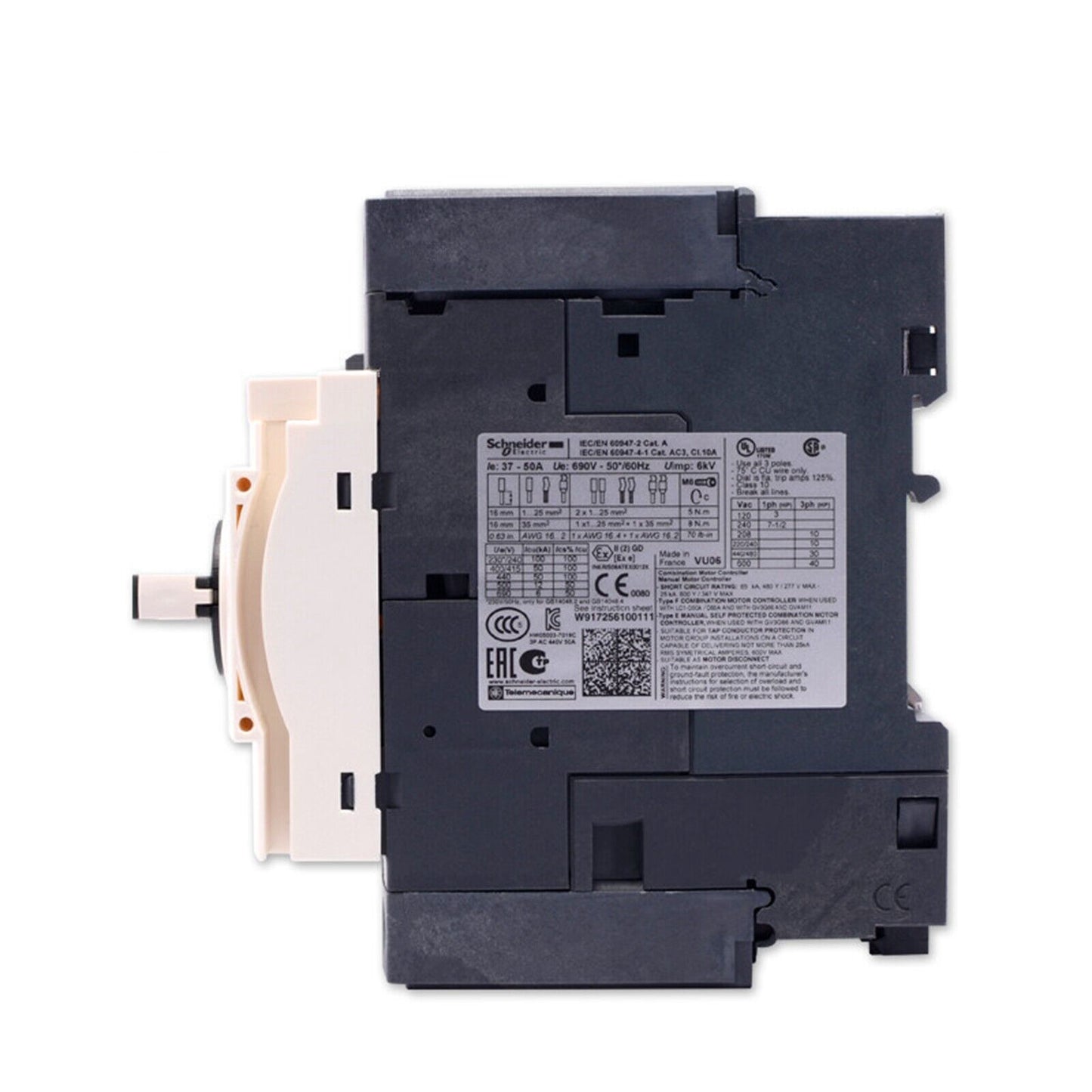 Schneider Electric GV3P50 Circuit Breaker Thermalmagnetic 37-50A - SCHNEIDER ELECTRIC