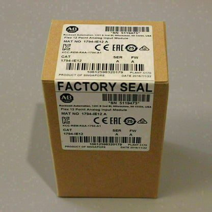 Allen-Bradley AB 1794-IE12 Ser A Flex 12 Point Analog Input Module New Sealed - ALLEN-BRADLEY