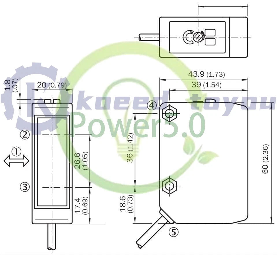 SICK WTB250-2N1141 Photoelectric proximity sensor ,NPN , 1PC