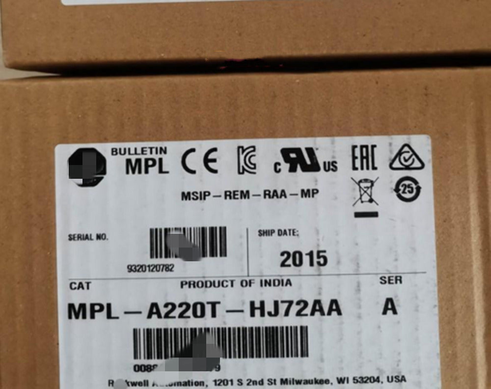 Allen-Bradley Sealed Servo Motor MPL-A220T-HJ72AA - ALLEN-BRADLEY