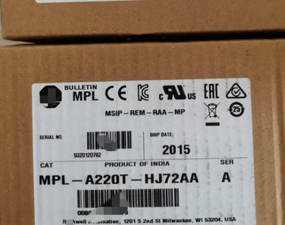 Allen-Bradley Sealed Servo Motor MPL-A220T-HJ72AA - ALLEN-BRADLEY