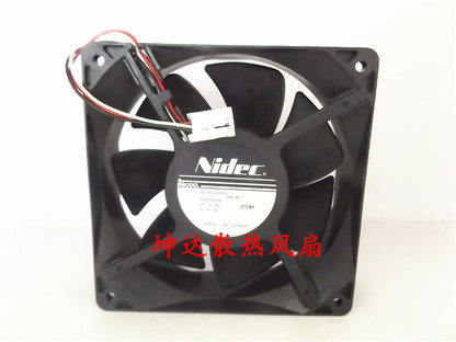 1pcs  NIDEC D12E-24PG 18B 24V 0.37A 3-wire axial fan