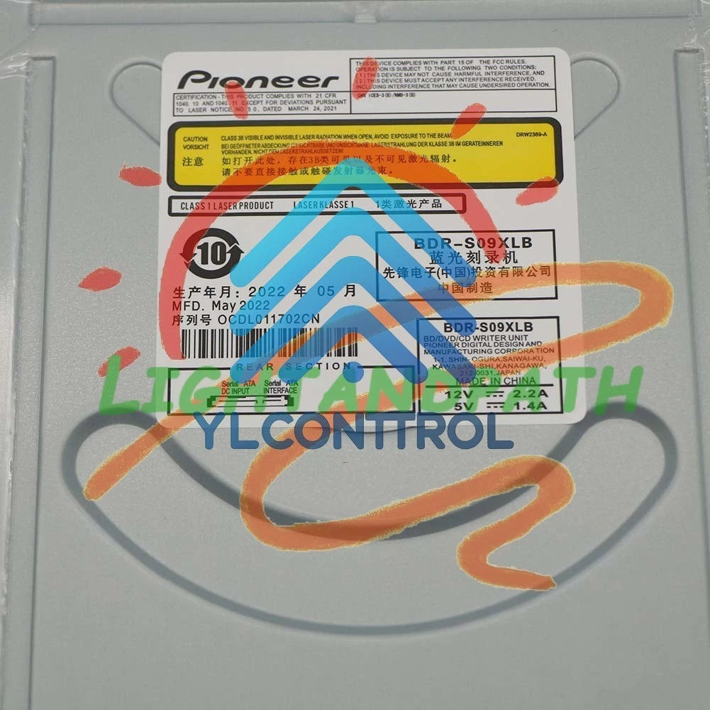 PIONEER BDR-S09XLB Blu-ray Burner 16x BD128G #Li