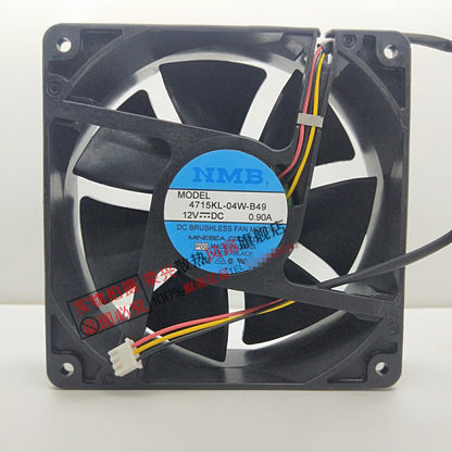 NMB 4715KL-04W-B49 12038 12V 0.90A Ball Cooling Fan