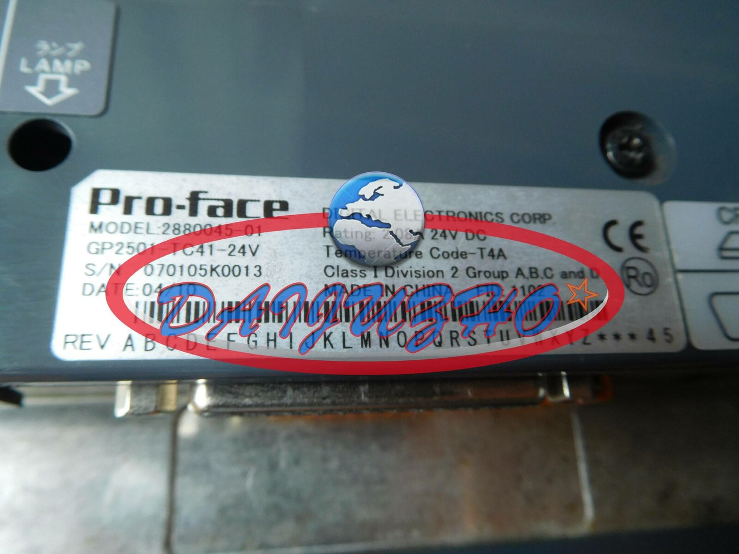 used 1PCS PRO-FACE touch screen GP2501-TC41-24V - PRO-FACE