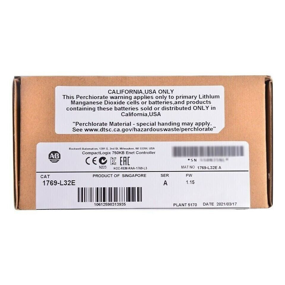 CompactLogix EtherNet Processor AB 1769-L32E SER A CompactLogix 1769L32E - COMPACTLOGIX