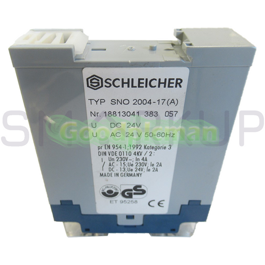 & Tested SCHLEICHER SNO 2004-17(A) Safety Relay 1Pcs/