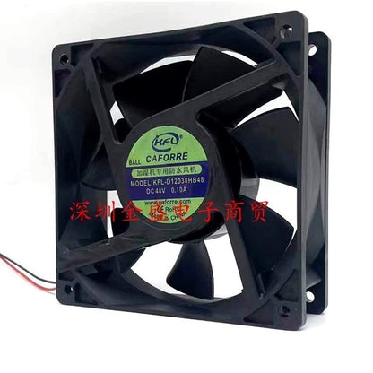 CAFORRE KFL-D12038HB48 DC48V 0.10A 12CM Waterproof Cooling Fan for Humidifier