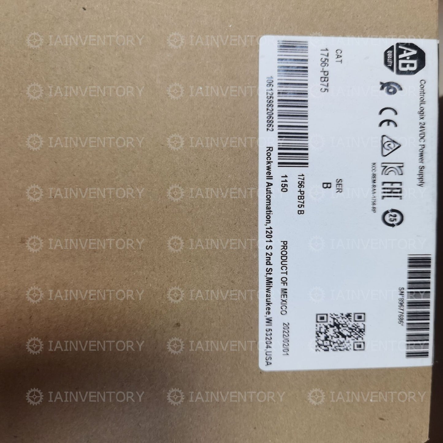 Allen Bradley 1756-PB75 24V DC Power Supply Next Day Air Available - ALLEN BRADLEY