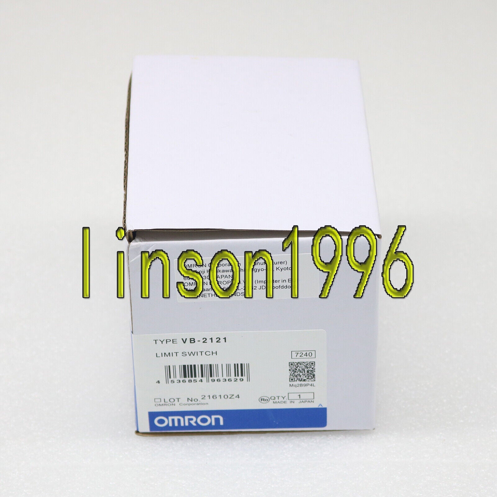 new  Omron limit switch In Box VB-2121 bestplc