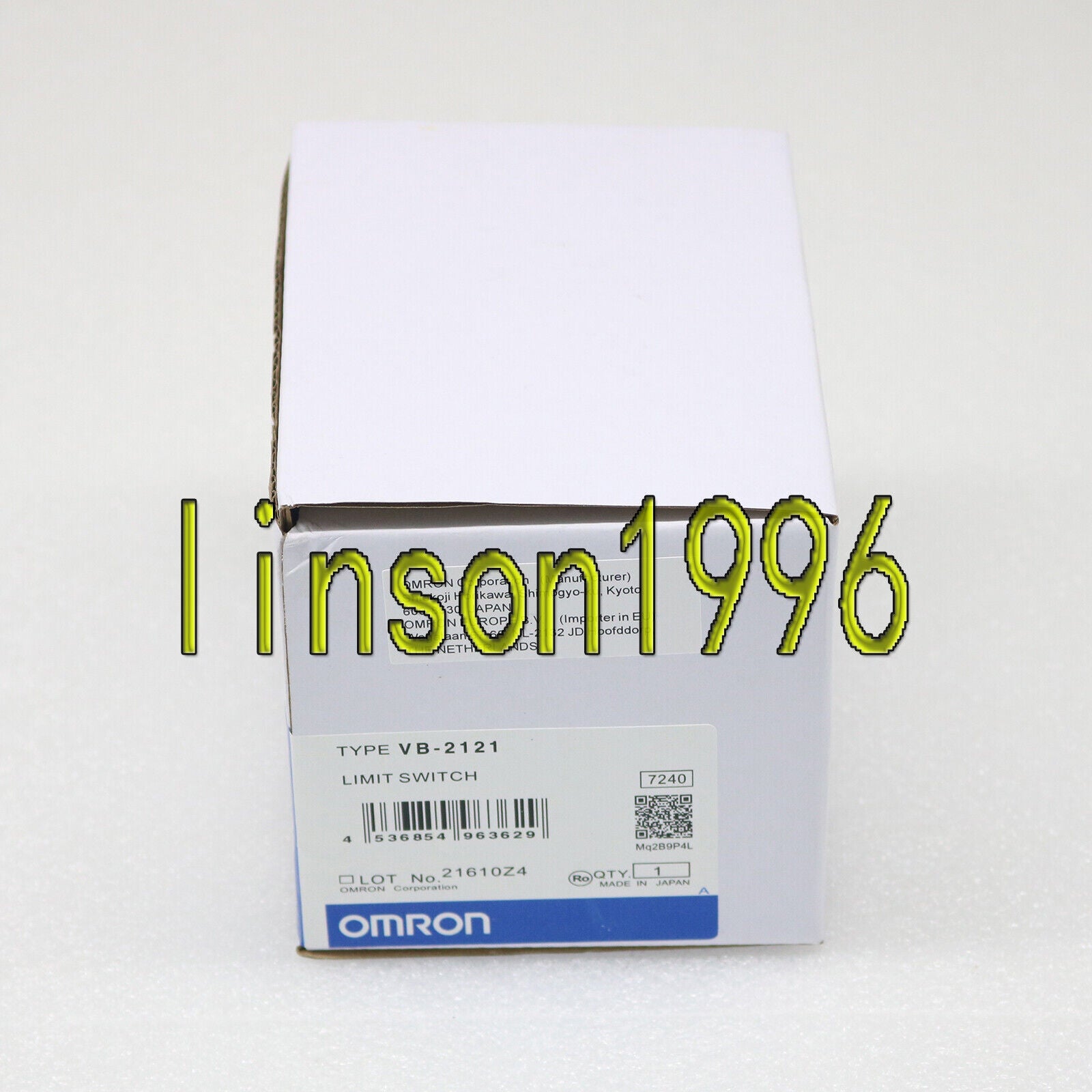Omron VB-2121 Limit Switch In Box - OMRON