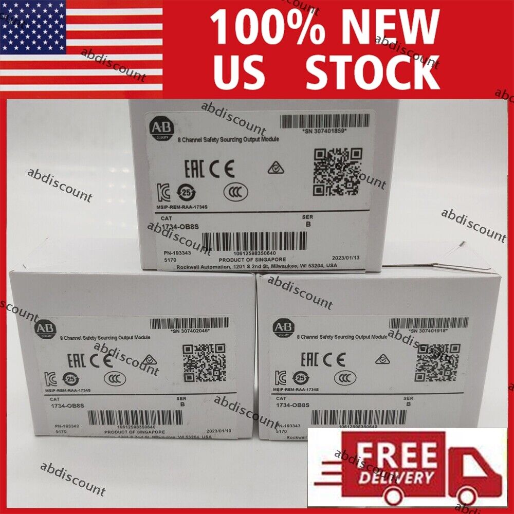 Allen Bradley 1734-OB8S Ser B 8 Channel Safety Sourcing Output Module 1734OB8S - KOEED