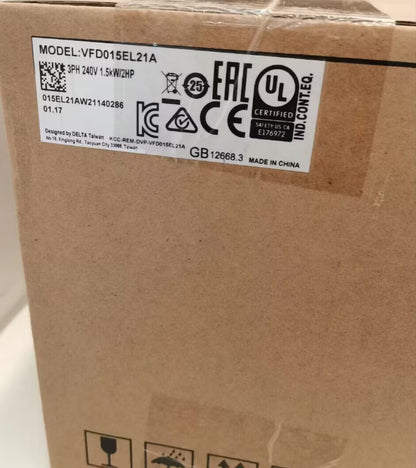 1PC  Delta VFD015EL21A 1.5KW Frequency Converter In Box
