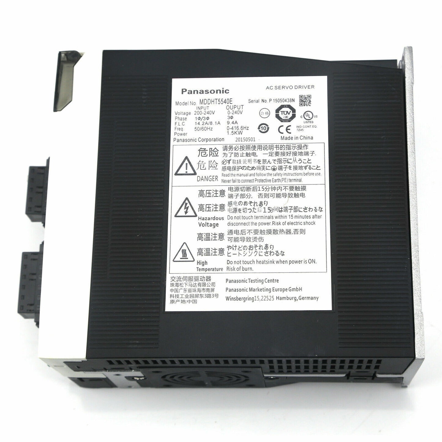 Panasonic MDDHT5540E Servo Drive - PANASONIC