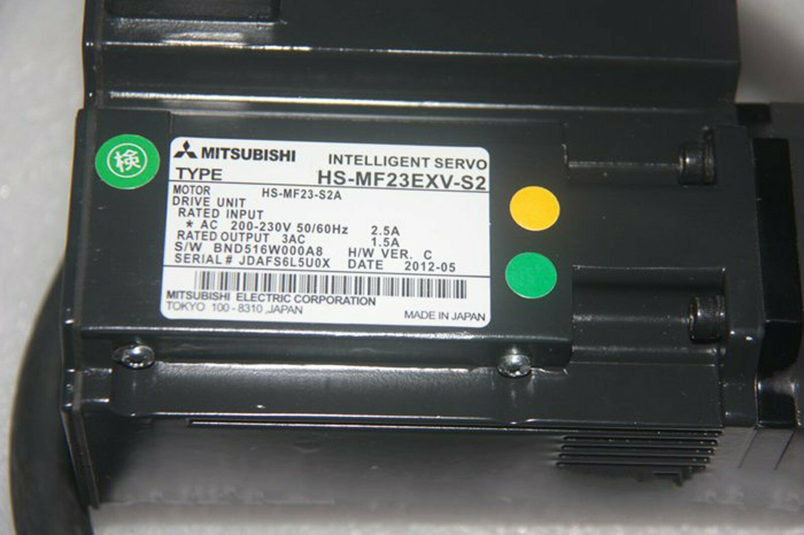 Mitsubishi AC SERVO MOTOR HS-MF23EXV-S2 – Fully Tested - MITSUBISHI